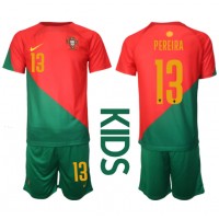 Portugal Danilo Pereira #13 Fußballbekleidung Heimtrikot Kinder WM 2022 Kurzarm (+ kurze hosen)